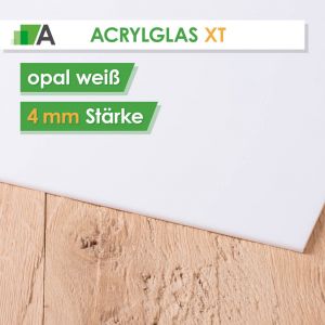 Acrylglas XT Stärke 4 mm opal weiß