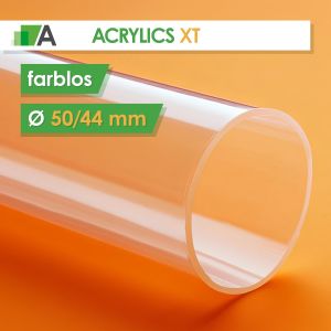 PLEXIGLAS® XT Rohr farblos Ø50/44 mm