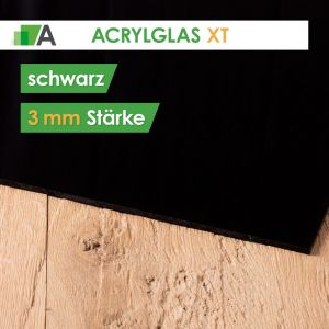 Acrylglas XT Stärke 3 mm schwarz 