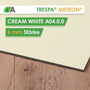 TRESPA® METEON® Cream White - A04.0.0 - Stärke 6mm - 2550 x 1860