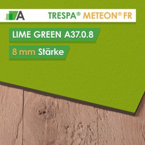 TRESPA® METEON® FR Lime Green - A37.0.8 - Stärke 8mm - 2135 x 2130