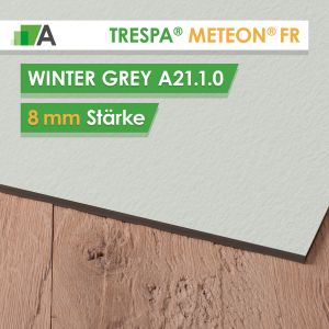 TRESPA® METEON® FR Winter Grey - A21.1.0 - Stärke 8mm - 3650 x 1860