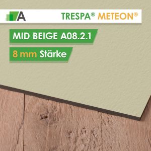 TRESPA® METEON® Mid Beige - A08.2.1 - Stärke 8mm - 4270 x 2130