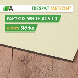 TRESPA® METEON® Papyrus White - A05.1.0 - Stärke 6mm - 3050 x 1530
