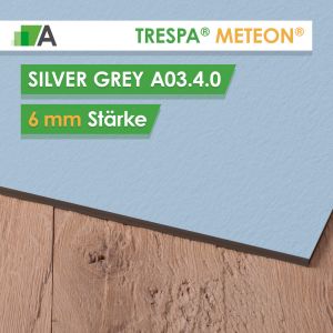 TRESPA® METEON® Silver Grey - A03.4.0 - Stärke 6mm - 2550 x 1860
