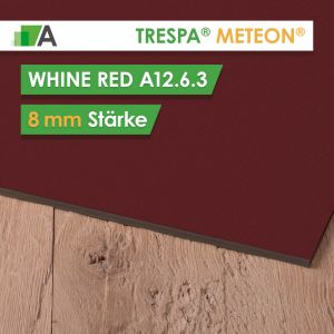TRESPA® METEON® Wine Red - A012.6.3 - Stärke 8mm - 4270 x 2130