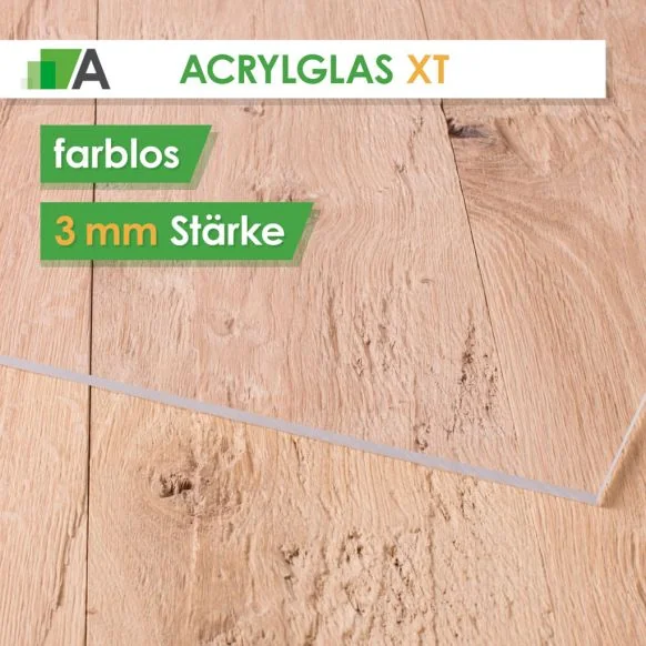 Acrylglas XT Stärke 3 mm farblos