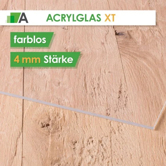Acrylglas XT Stärke 4 mm farblos 