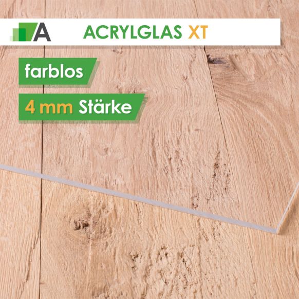 Acrylglas XT Stärke 4 mm farblos 