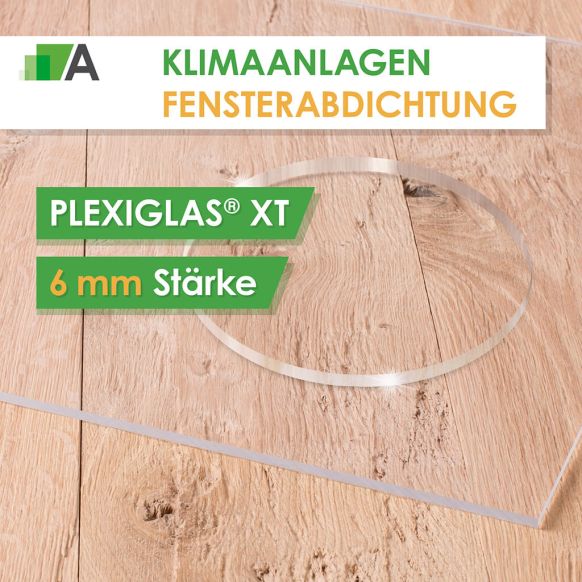 Klimaanlagen Fensterabdichtung aus PLEXIGLAS® XT 6mm