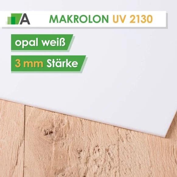 Makrolon® UV 2130 weiß opal 3mm
