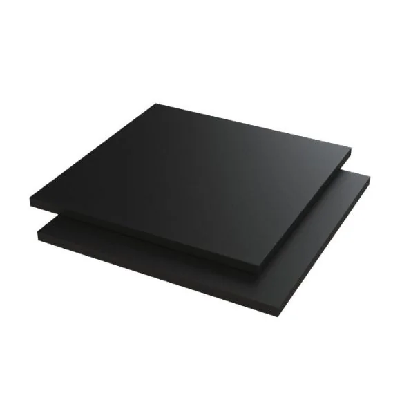 PVC-U Platte schwarz 4 mm