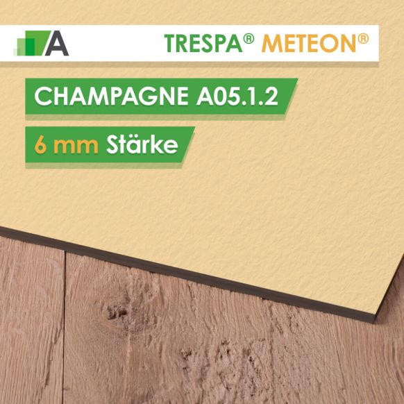TRESPA® METEON® Champagne - A05.1.2 - Stärke 6mm - 2550 x 1860
