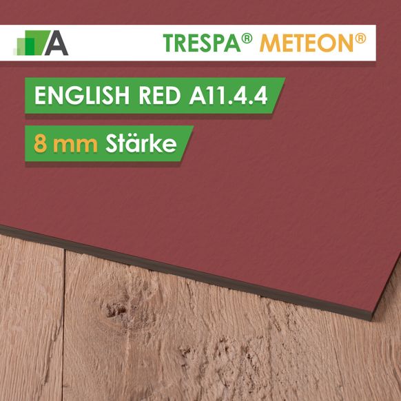 TRESPA® METEON® English Red - A11.4.4 - Stärke 8mm - 2550 x 1860