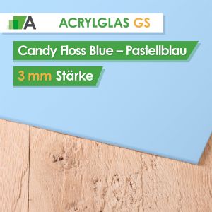Acrylglas Pastellblau | PERSPEX® Candy Floss Blue