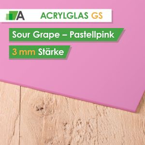 Acrylglas Pastellpink | PERSPEX® Sour Grape
