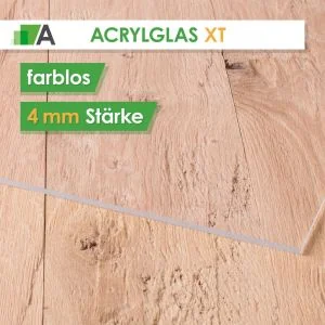 Acrylglas XT Stärke 4 mm farblos 