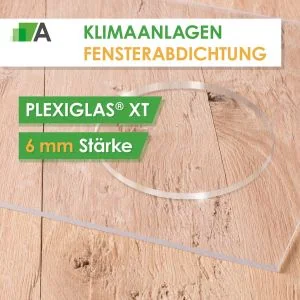 Klimaanlagen Fensterabdichtung aus PLEXIGLAS® XT 6mm