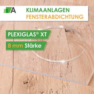Klimaanlagen Fensterabdichtung aus PLEXIGLAS® XT 8mm