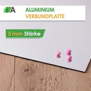 Alu Verbund Spiegel Stärke 3 mm 