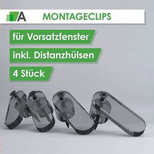 Montageclips / Befestigungsklammern (4 Stk.)