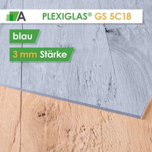 PLEXIGLAS® GS Stärke 3 mm blau 5C18