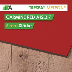 TRESPA® METEON® Carmine Red - A12.3.7 - Stärke 6mm - 3050 x 1530