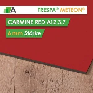 TRESPA® METEON® Carmine Red - A12.3.7 - Stärke 6mm - 3050 x 1530