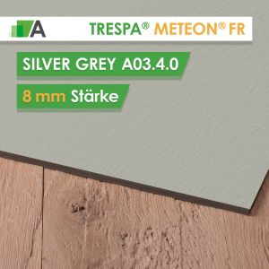 TRESPA® METEON® FR Silver Grey - A03.4.0 - Stärke 8mm - 3650 x 1860