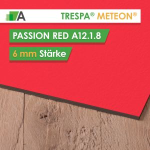 TRESPA® METEON® Passion Red - A12.1.8 - Stärke 6mm - 2550 x 1860 